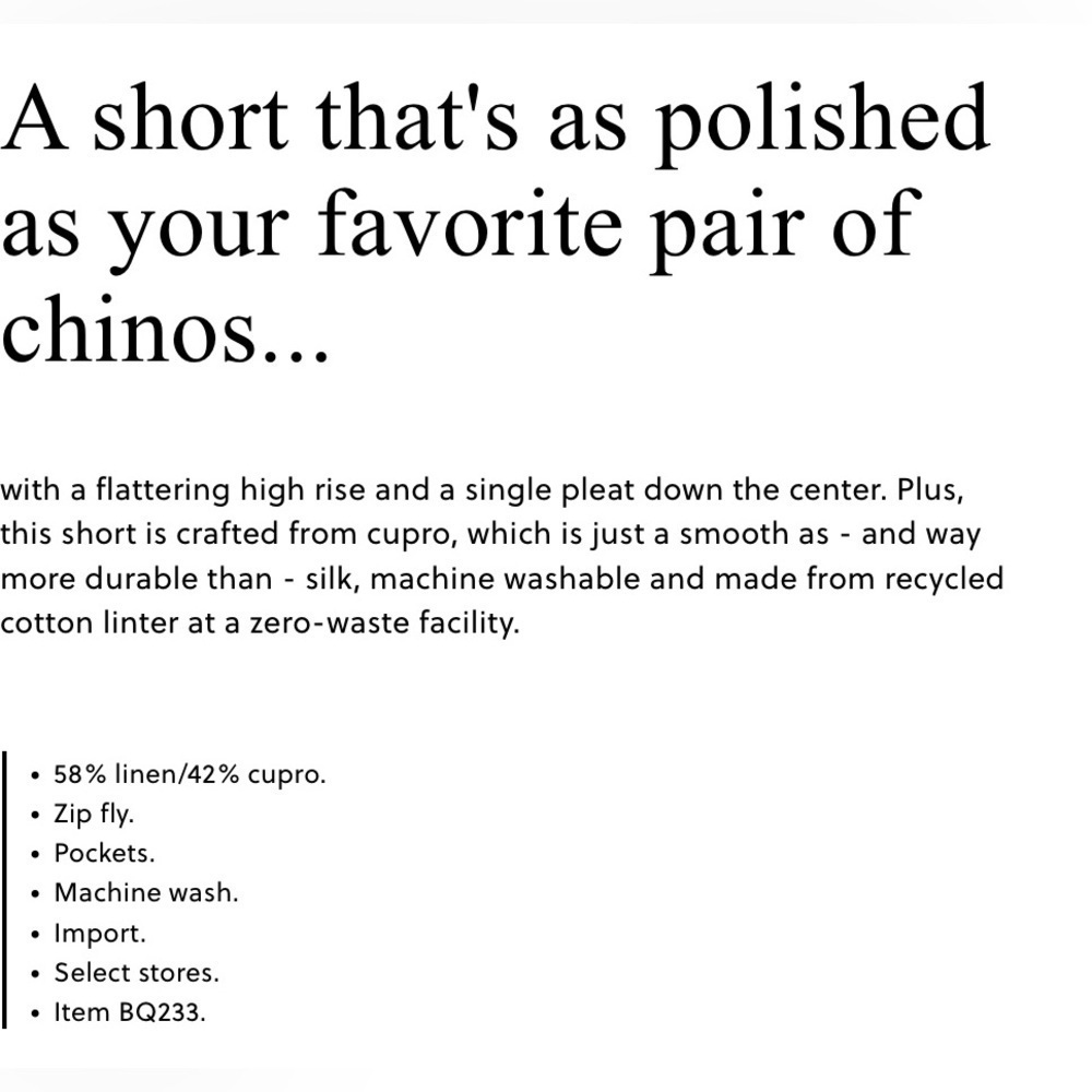 J. Crew High-rise Chelsea Linen/cupro Blend Short - Picture 4 of 8